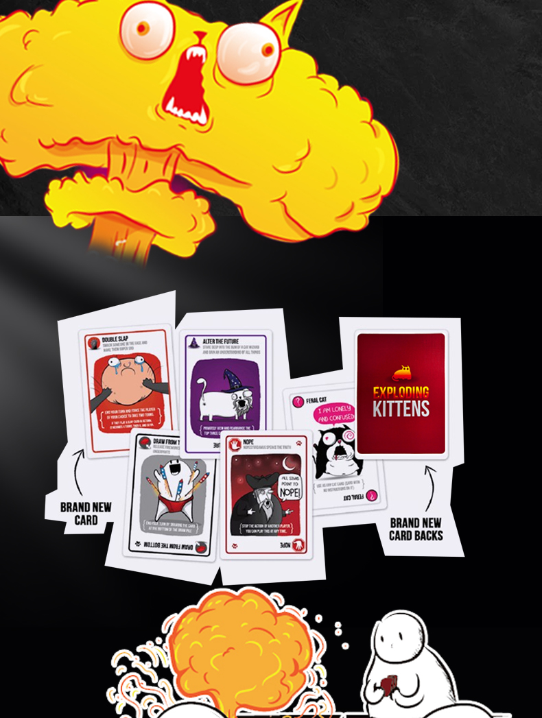 บอร์ดเกมExploding / Imploding / exploding kittens/Streaking kittens ...