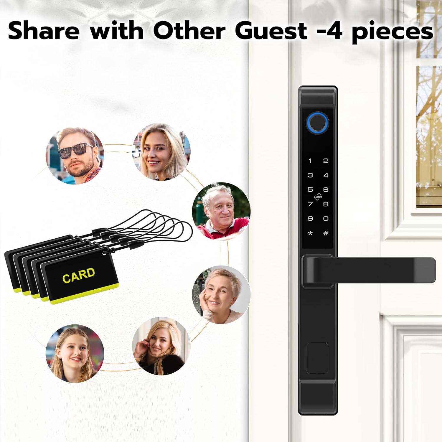 การ์ด IC สําหรับล็อคอัจฉริยะ RFID Cards for Smart Locks, 13.56MHz ได้ ...