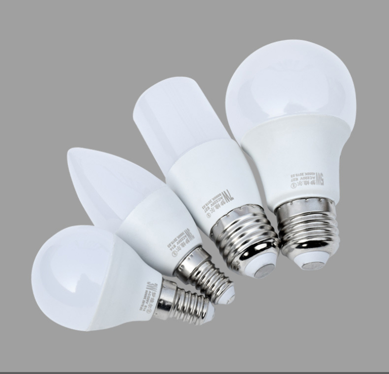หลอดไฟ LED ประหยัดพลังงาน ขั้วเกลียว E27 E14 โคมไฟบ้านแบบปากแคบ 4000K ...