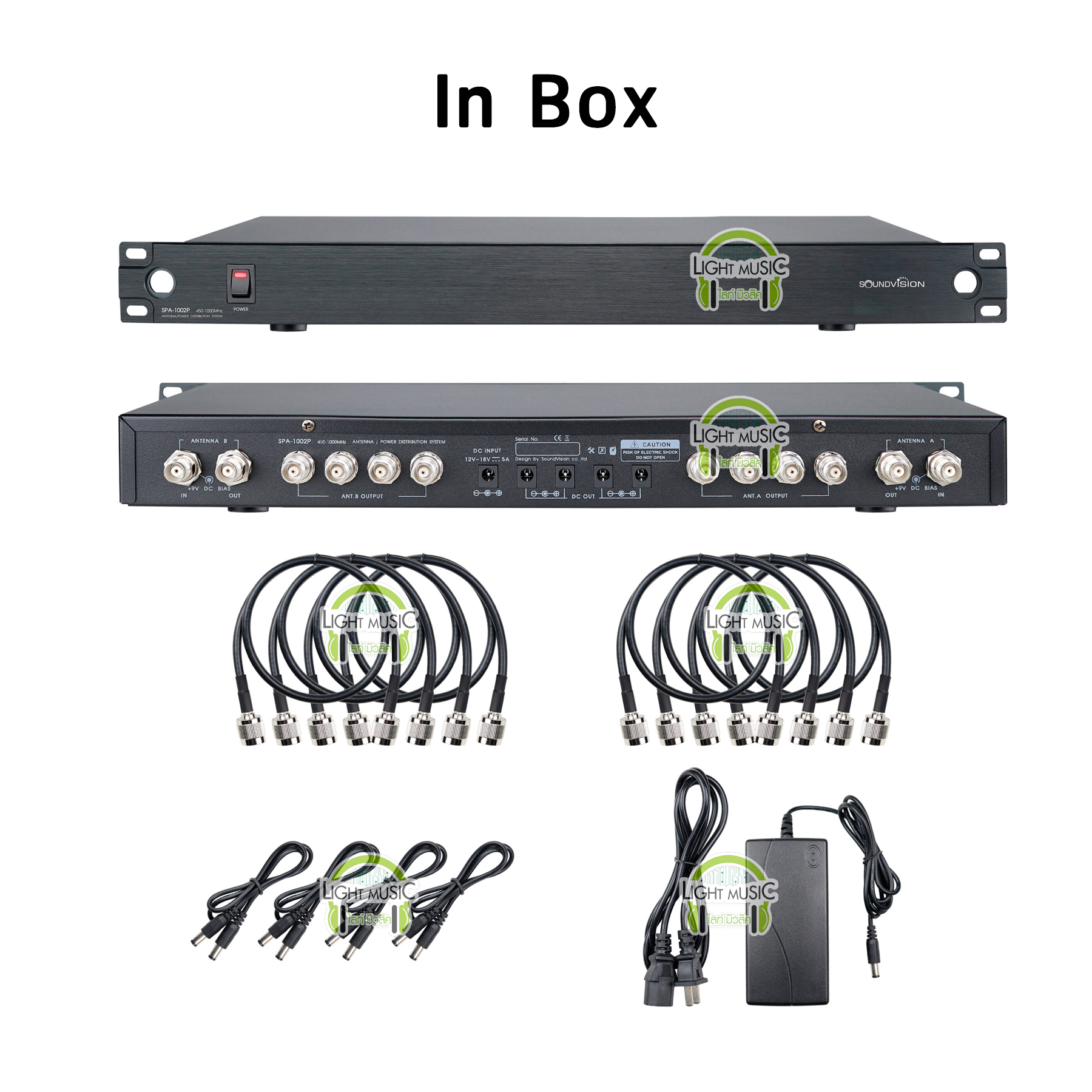 Power Distribution Soundvision SPA-1002P เครื่องขยายการรับสัญญาณ ...
