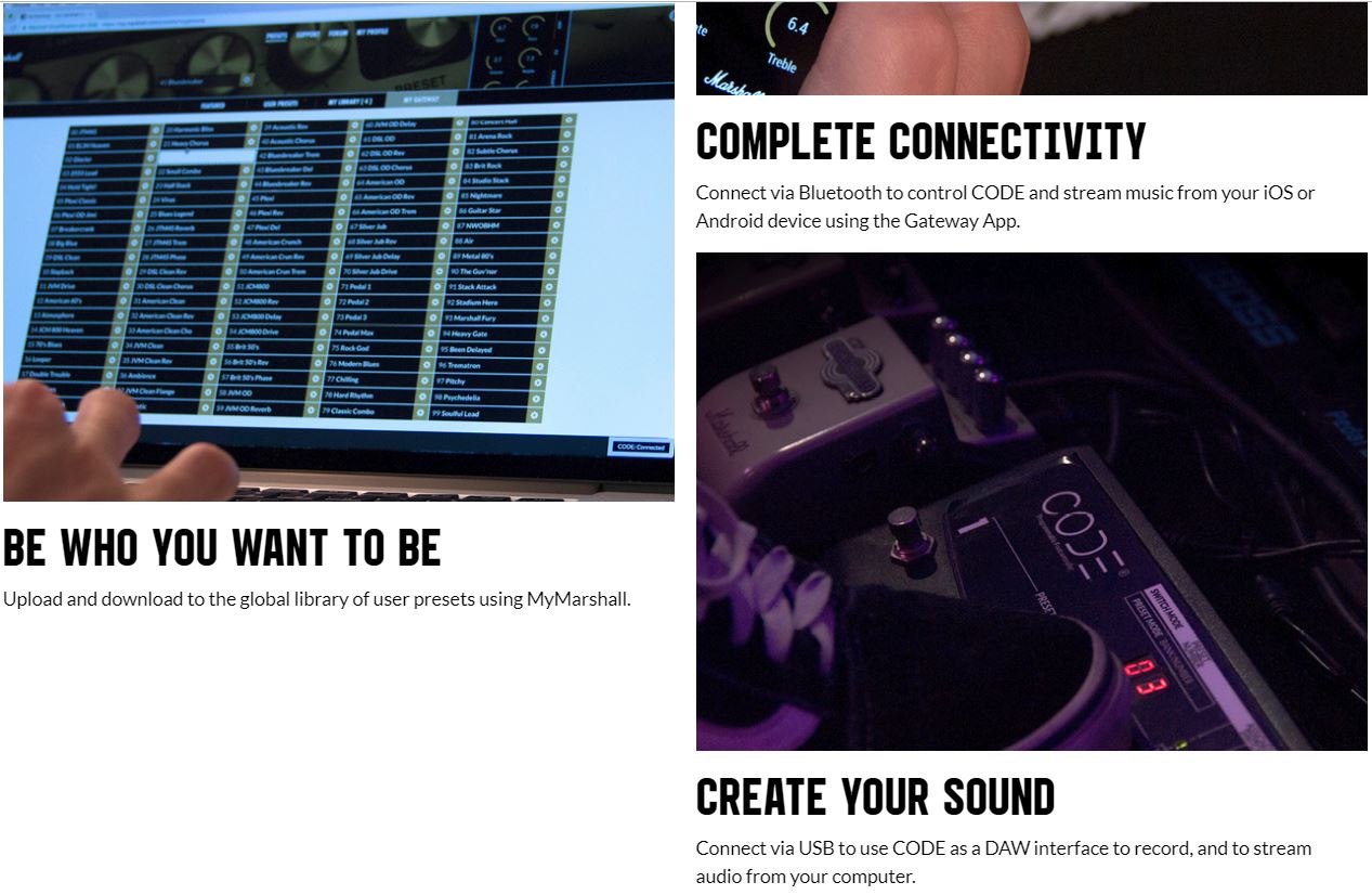 Marshall CODE 25 Bluetooth Amplifier แอมป์กีต้าร์ มาร์แชล บลูทูธ ประกัน ...