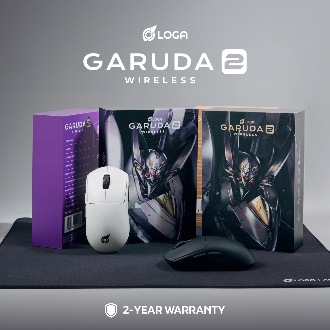เมาส์เกมมิ่งไร้สาย LOGA : Garuda 2 wireless Gaming Mouse by UTECH ...