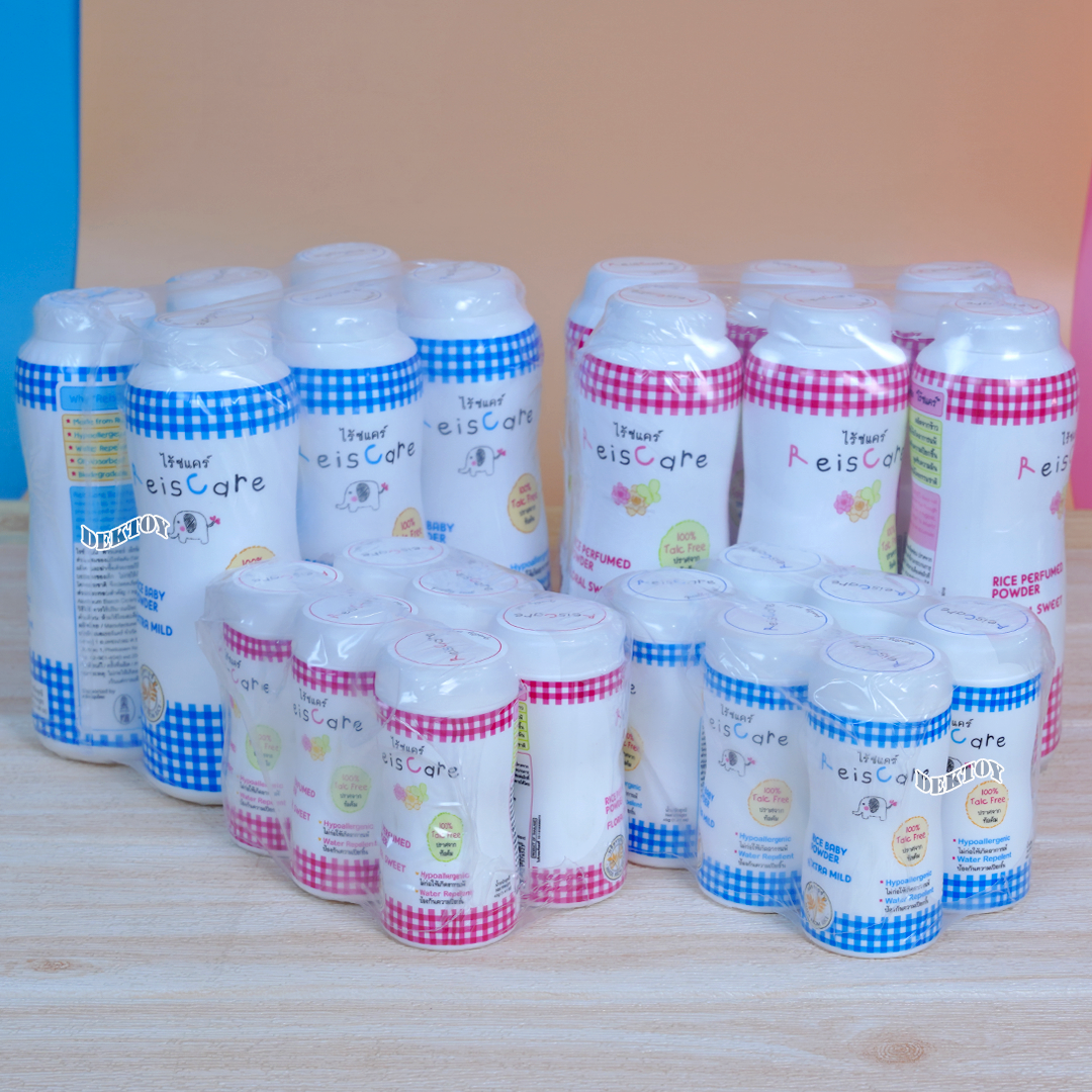 3ขวด Reis care ไร้ซแคร์ แป้งเด็กไร้ซแคร์ แป้งข้าวจ้าว 40 และ 130 กรัม ...