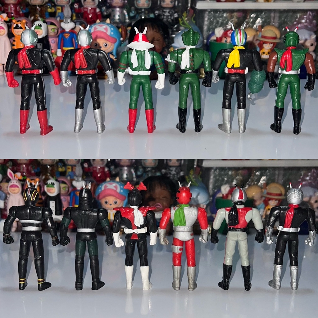 (พร้อมส่ง) Kamen Rider figure model Showa Mask Rider โมเดลคาเมนไรเดอร์ ...