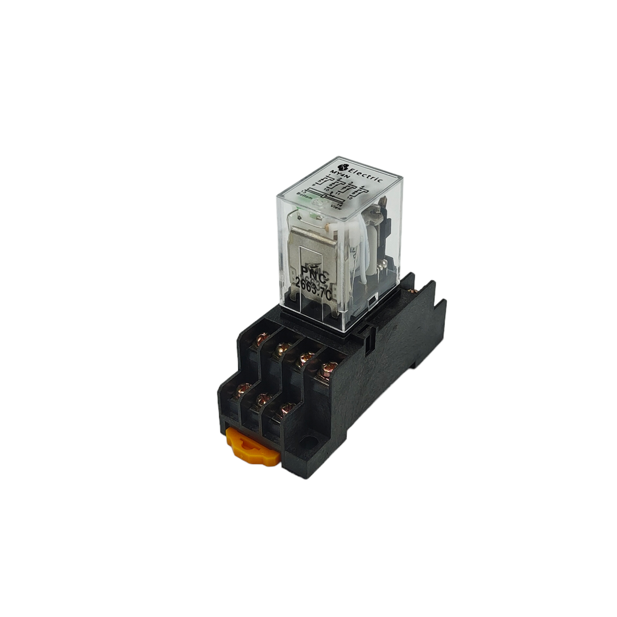RELAY&SOCKET รีเลย์14ขาพร้อมซ็อกเก็ต รุ่น:MY-4N+PYF-14A VOLTS:AC220V ...