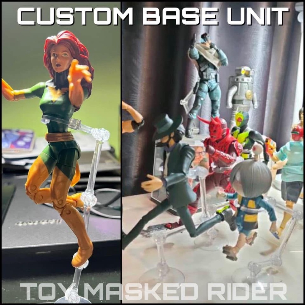 Action Base Custom Unit x4 ฐานตั้งฟิกเกอร์แบบใสมี 4 ชุดในกล่อง | Shopee ...