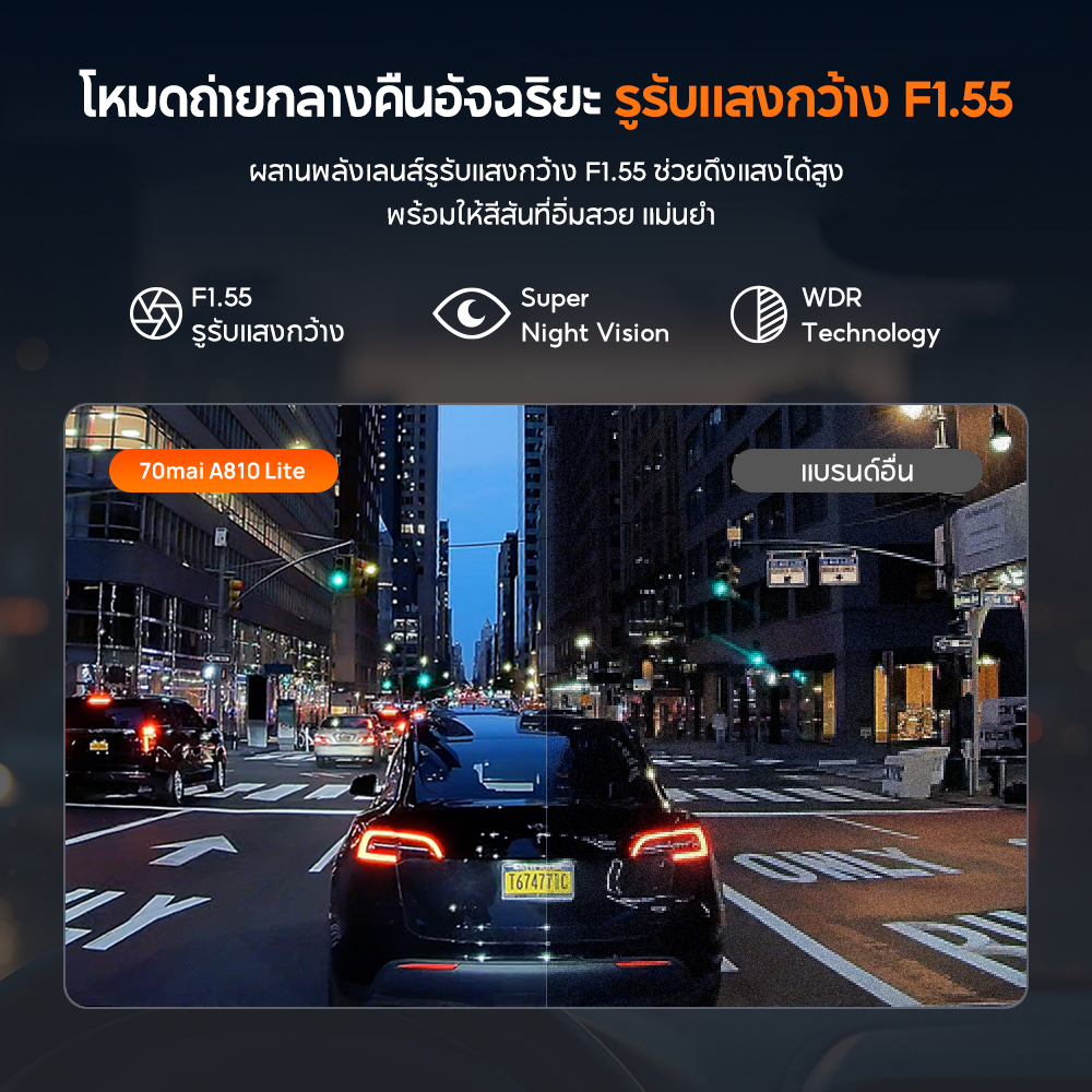 [2026 NEW] 70mai Dash Cam 4K A810 Lite Dual-Vision 30 FPS Car Camera ...