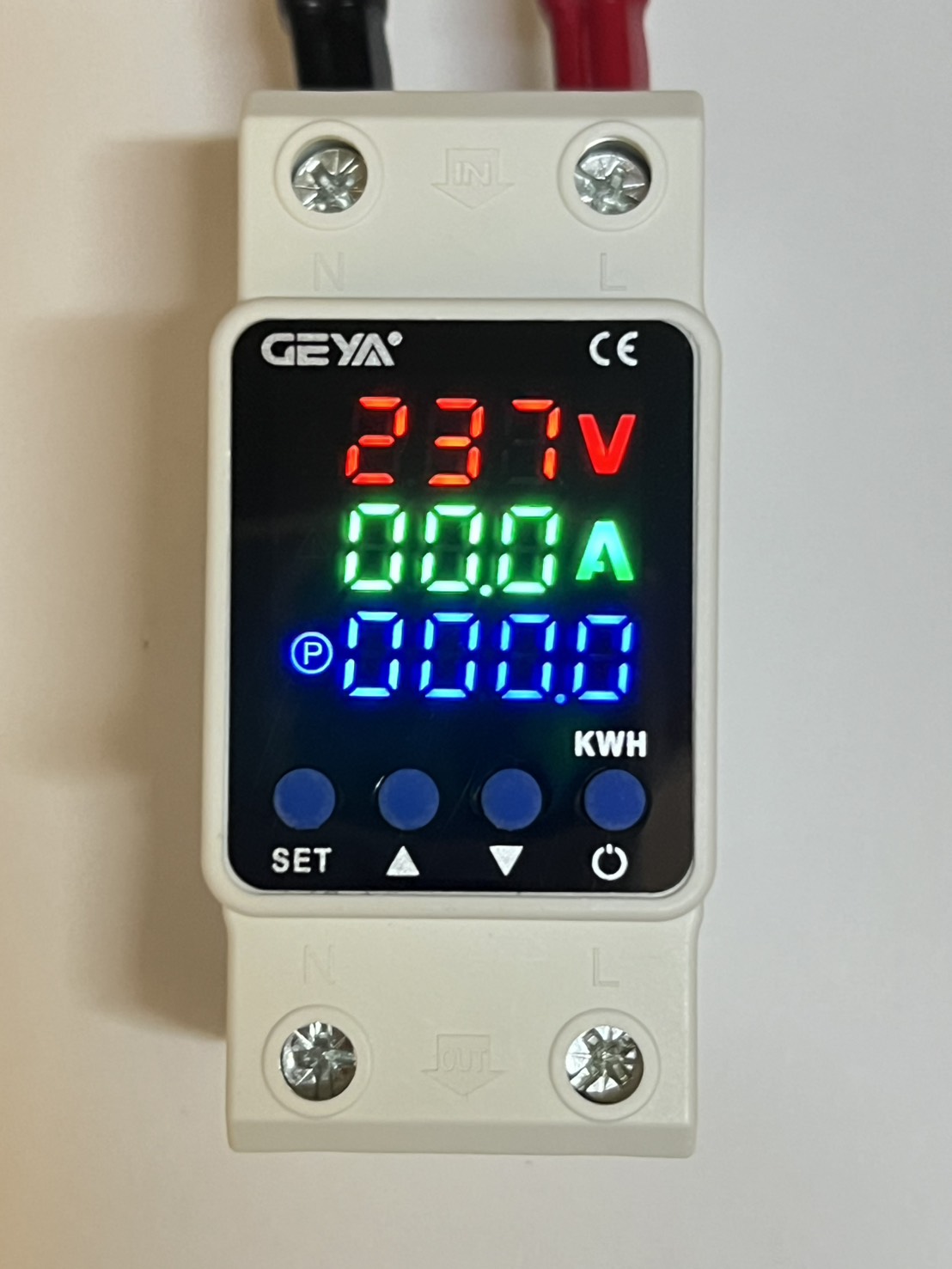 ชิโนทามเมอร์ 80A 220v ตัวป้องกันแรงดันไฟAC ไฟตก ไฟเกิน แสดงค่า Volt ...