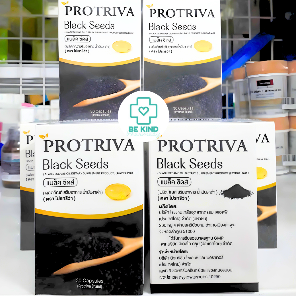 เลือกจำนวนแพ็ค น้ำมันงาดำสกัดเย็น Protriva Black Seeds โปรทริว่าแบล็ค ...