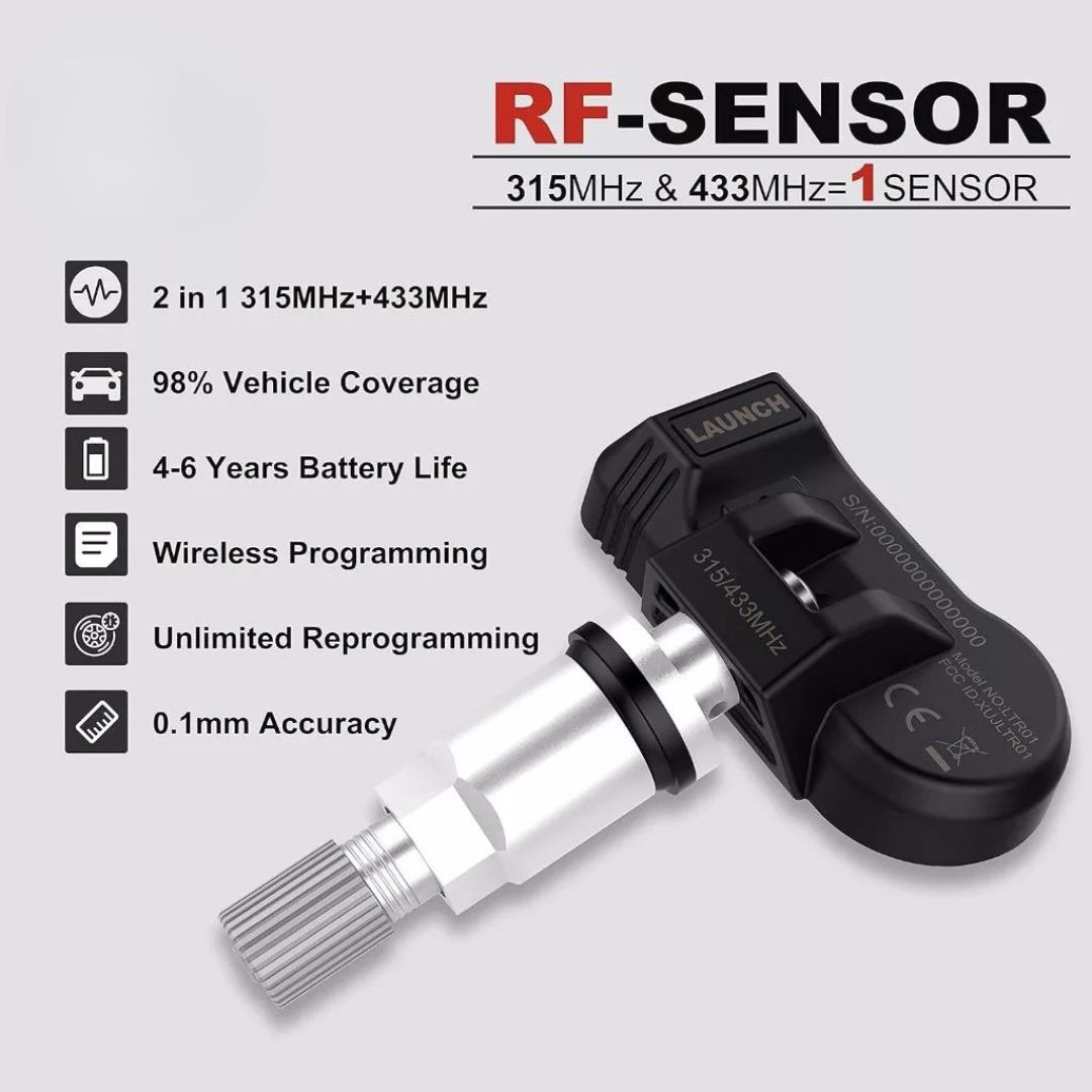 [พร้อมส่ง] เซนเซอร์วัดลมยาง TPMS 433mhz 315MHZ RF Sensor 12V รองรับการ ...
