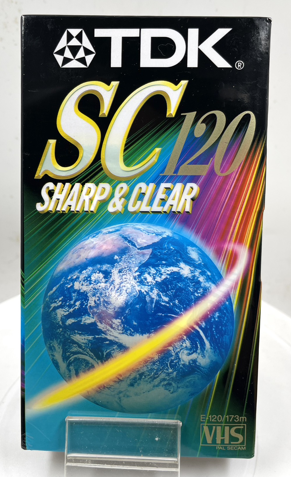 ม้วน VHS เปล่าสำหรับบันทึก TDK Sharp & Clear E-120 (New) | Shopee Thailand