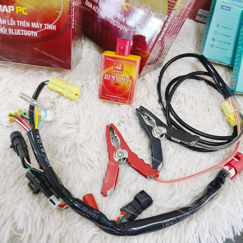 REMAP PC อุปกรณ์ปรับแต่ง ECU รถจักรยานยนต์ YAMAHA และ HONDA | Shopee ...