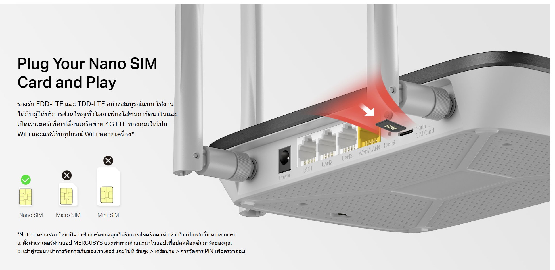 TP-Link Mercusys MB135-4G AC1200 Wireless Dual Band 4G LTE Router ...