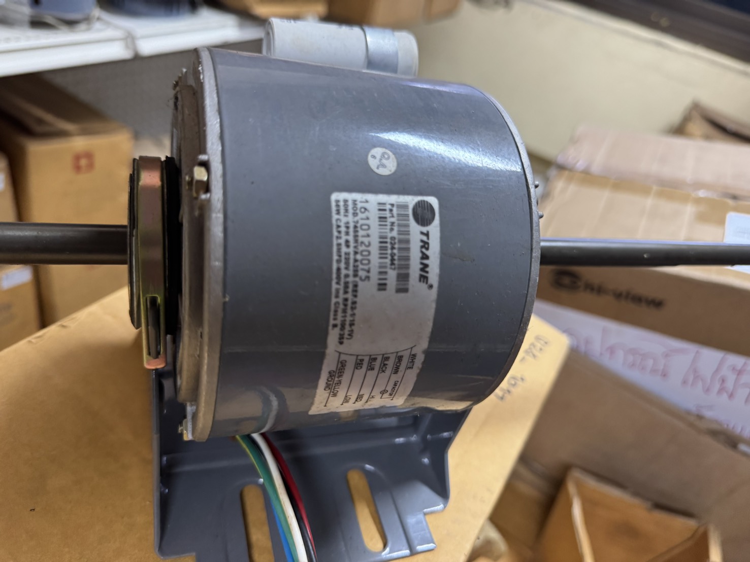 Trane มอเตอร์เทรน มอเตอร์แอร์ ยี่ห้อ เทรน Motor Trane รุ่น 024-447 024 ...