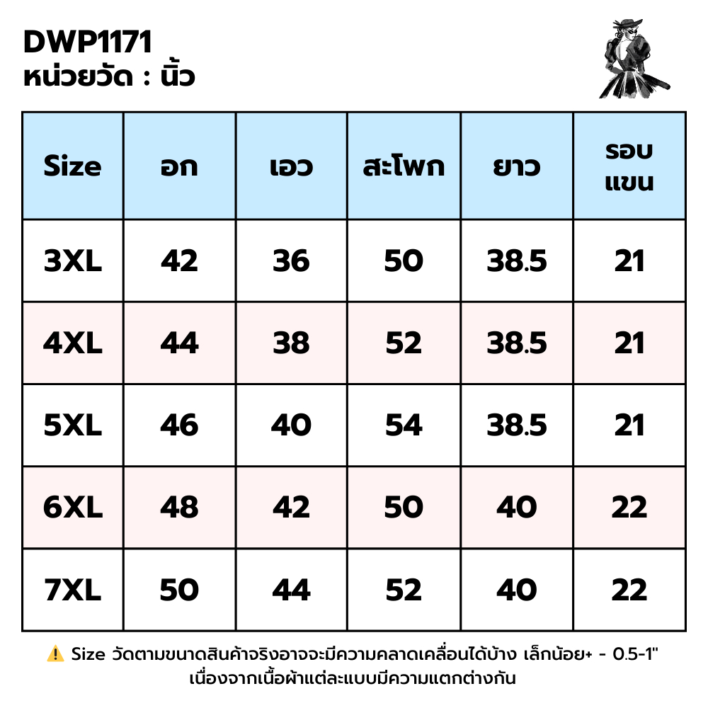 Big Size : 3XL-7XL | เดรสคอเหลี่ยมแต่งระบาย ต่อผ้าพิมพ์ลายไทย มีซับใน ...