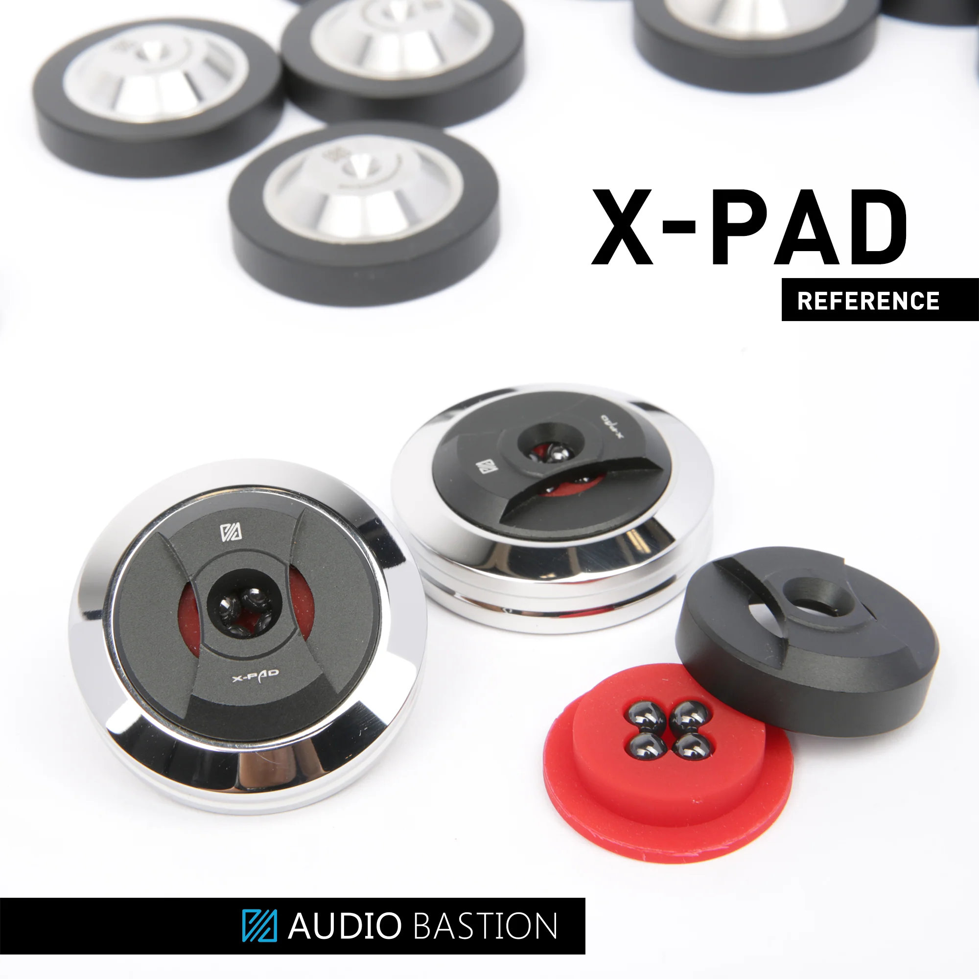 AUDIO BASTION X PAD REF / ศูนย์ไทย จานรองสไปค์ ขาตั้ง รองเครื่องเสียง ...