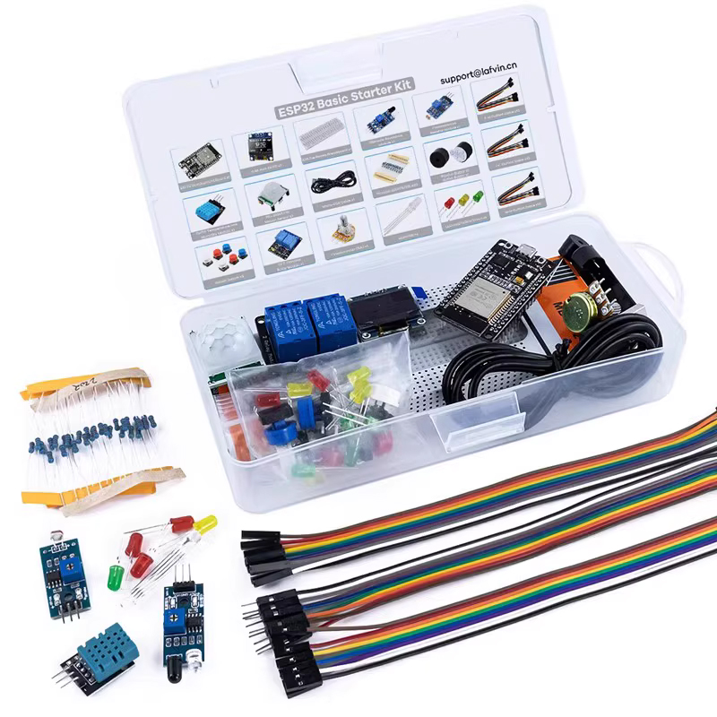 ชุดเริ่มต้น ESP32 Starter Kit เรียนรู้ IoT ครบจบ มาพร้อมเซนเซอร์ 60 ...
