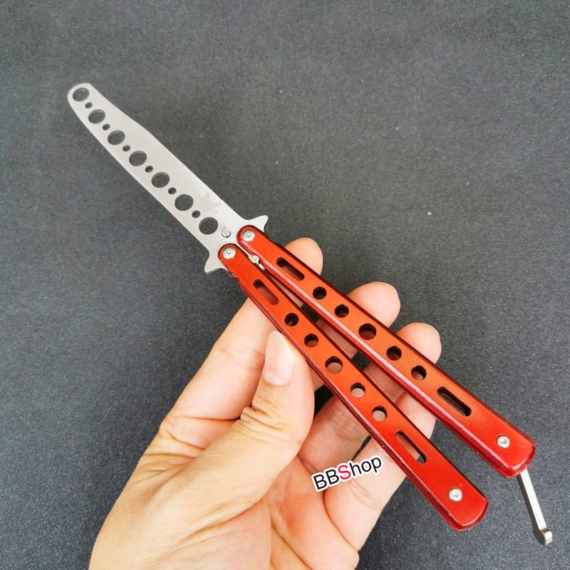 balisong บาลิซอง ฝึกซ้อม ควง ซ้อม แบบผีเสื้อ ไม่คม ดำ เงิน รุ้ง แดง ...