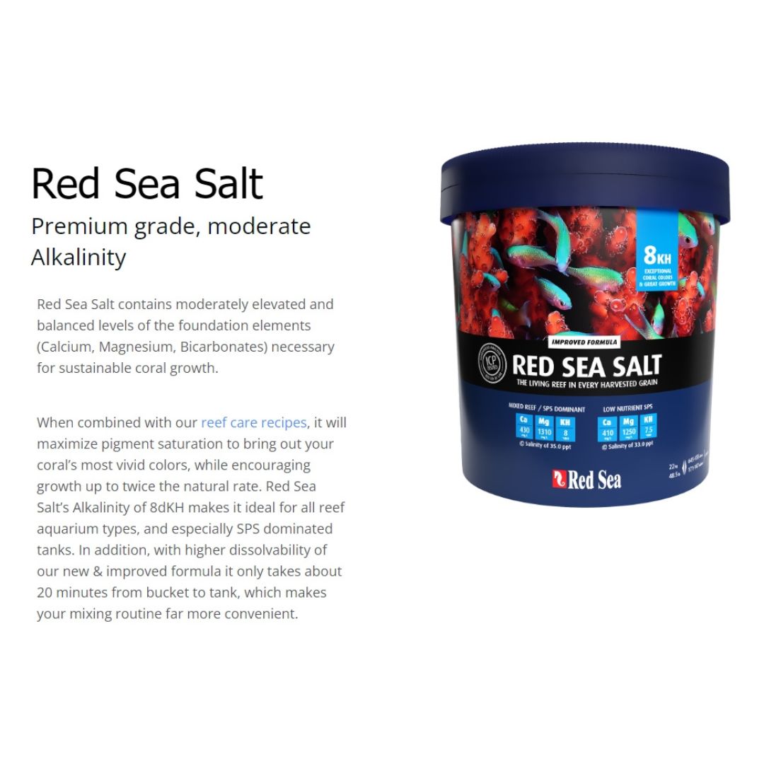 Red Sea Salts เกลือสำหรับตู้ปลาทะเล | Shopee Thailand