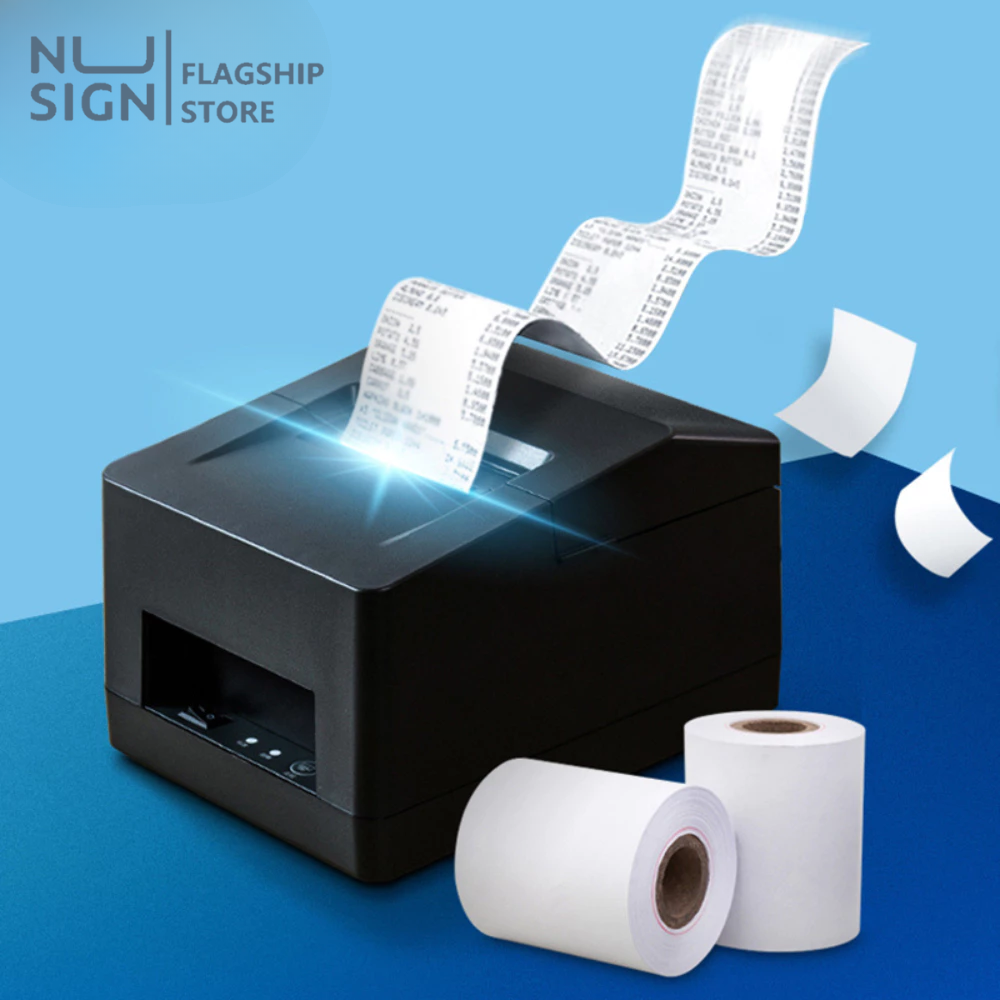 Nusign กระดาษปริ้นใบเสร็จ ทนความร้อน เครื่องคิดเงิน ปริ้นใบเสร็จ ขนาด50 ...