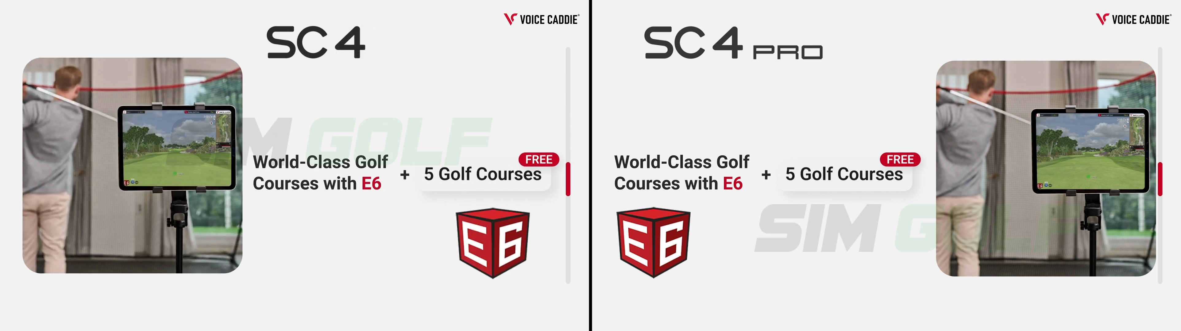 Voice caddie SC4 / SC4 PRO Simulator + Launch Monitor เครื่องวิเคราะห์ ...