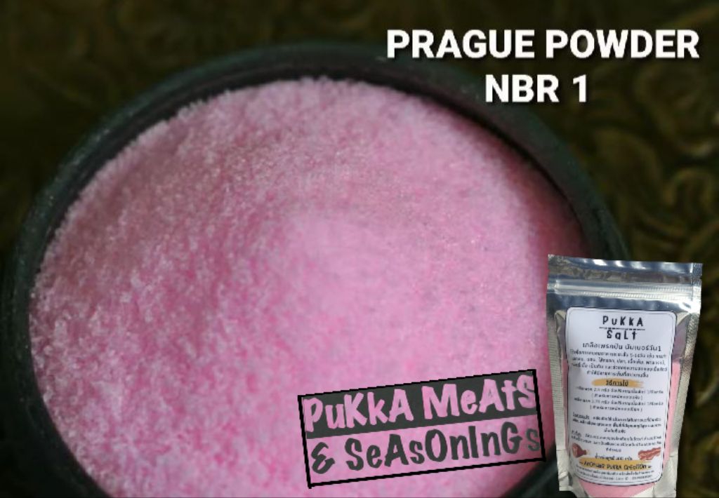 Prague powder nbr.1/Prague salt/Pink curing salt no.1 600g/เกลือเพรก ...