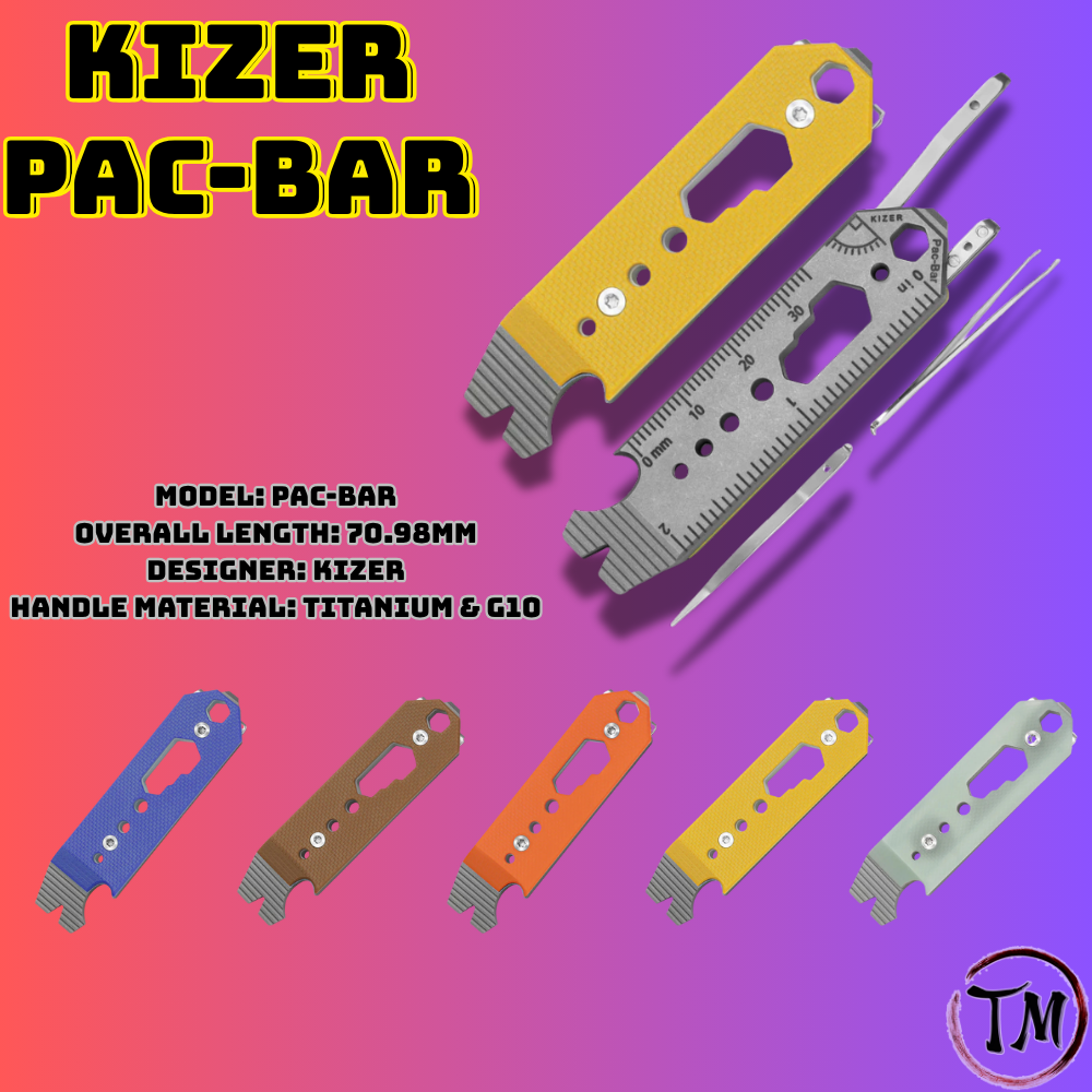 Kizer Pac-Bar มัลติทูล EDC ขนาดกะทัดรัดและใช้งานได้หลากหลาย | Shopee ...