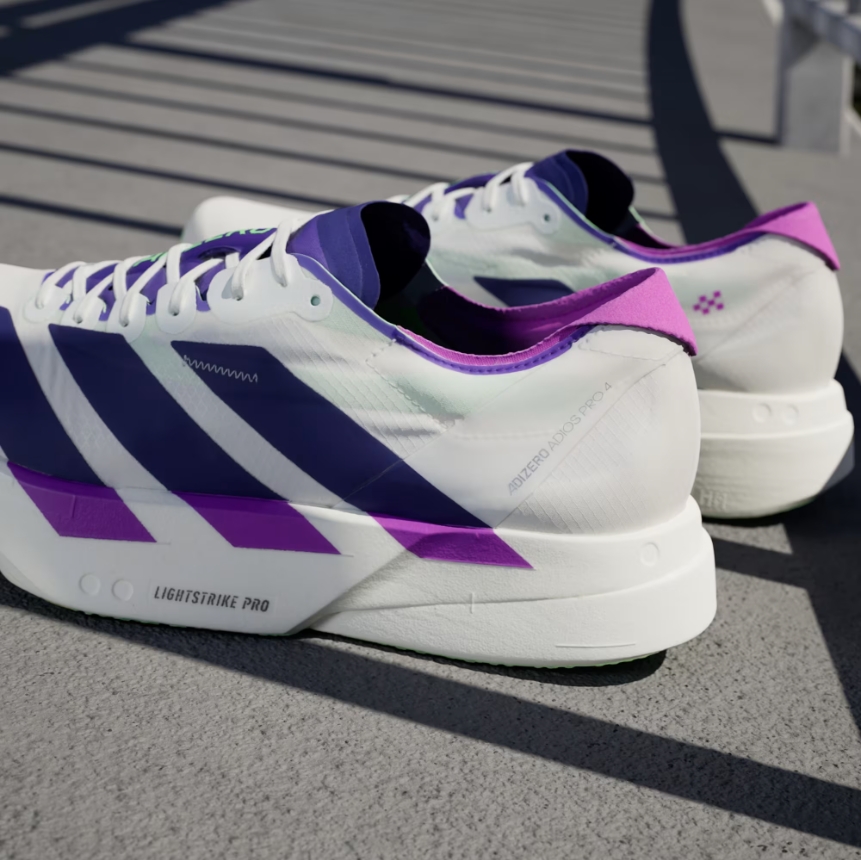 [PREORDER] รองเท้าวิ่ง Adidas Adizero Adios Pro4 สี White Purple Lime ...