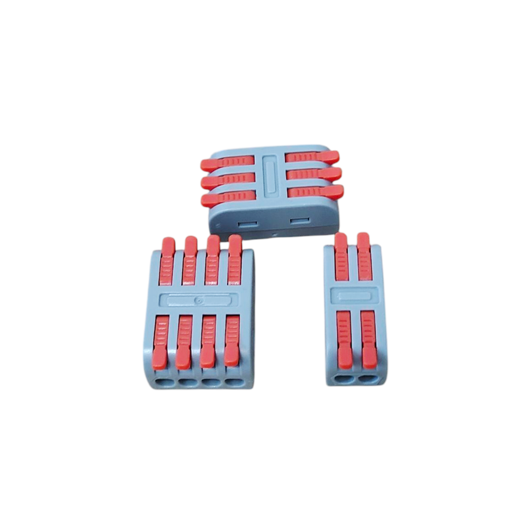 TERMINAL BLOCKS PCT-222 PCT-223 PCT-224 เทอร์มินอลแบบกดล็อก 2โพ 3โพ 4โพ ...