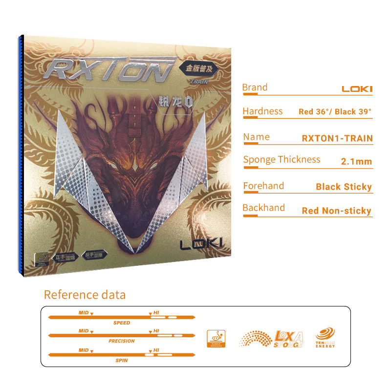 ยางปิงปอง Loki รุ่น RXTON 1 GOLD (Train) | Shopee Thailand