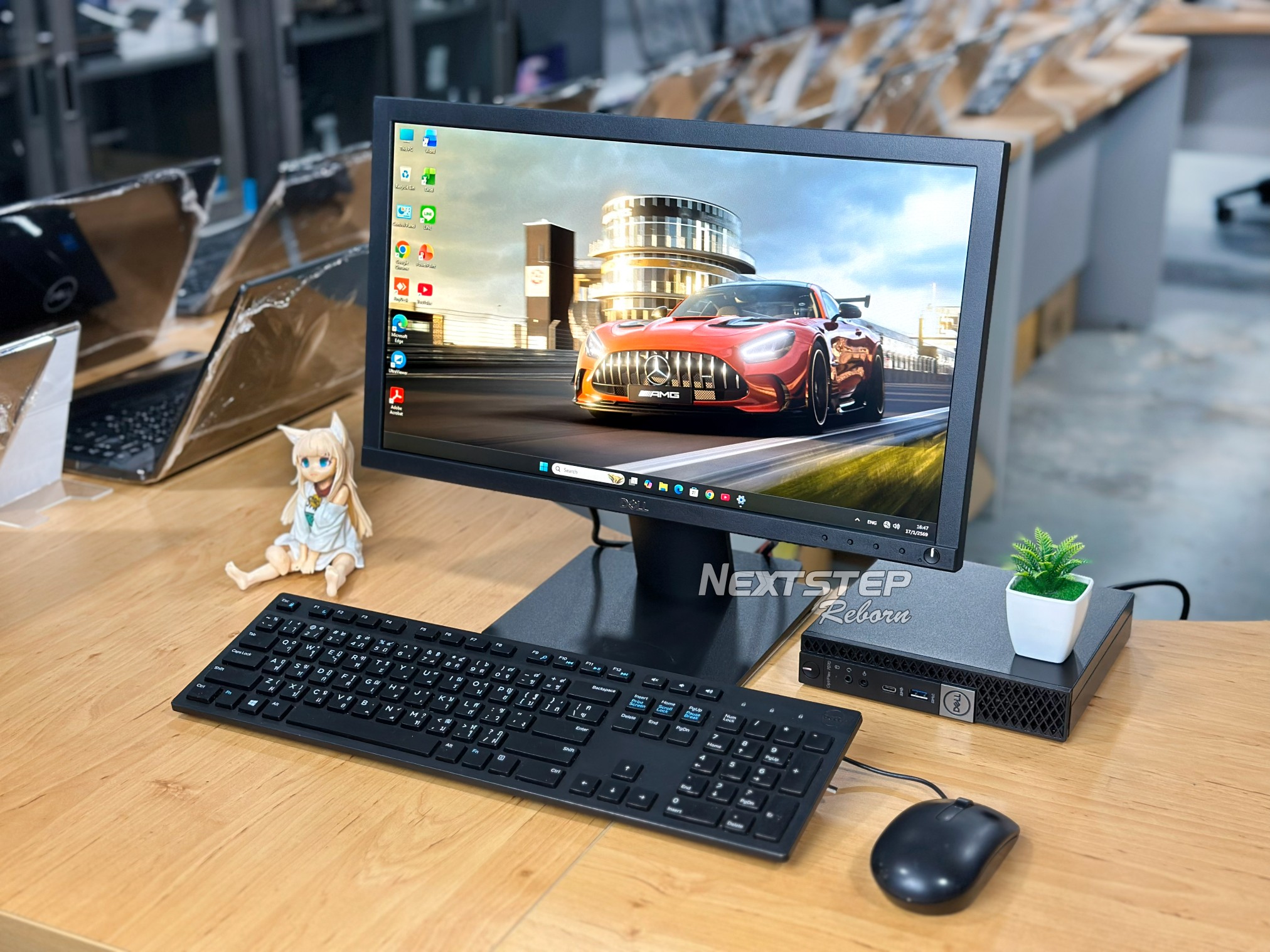 Mini PC คอมจิ๋ว ครบชุด Core i7-9700T | Ram 8GB | SSD M.2 512GB ...