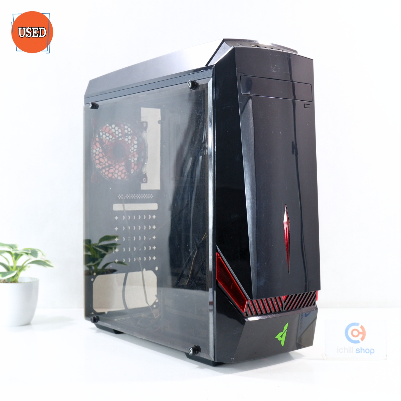 CASE (เคสเปล่า) GVIEW GAME I3-40 (BLACK / RED) P17027 | Shopee Thailand