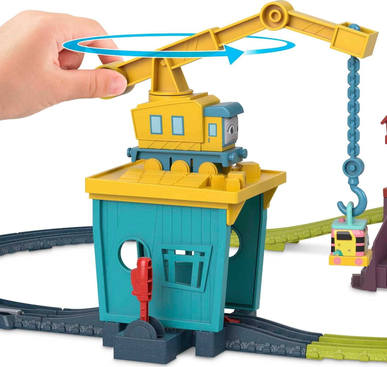 Thomas & Friends Motorized Fix ‘Em Up Friends ชุดรถไฟโธมัสพร้อมราง 18 ...