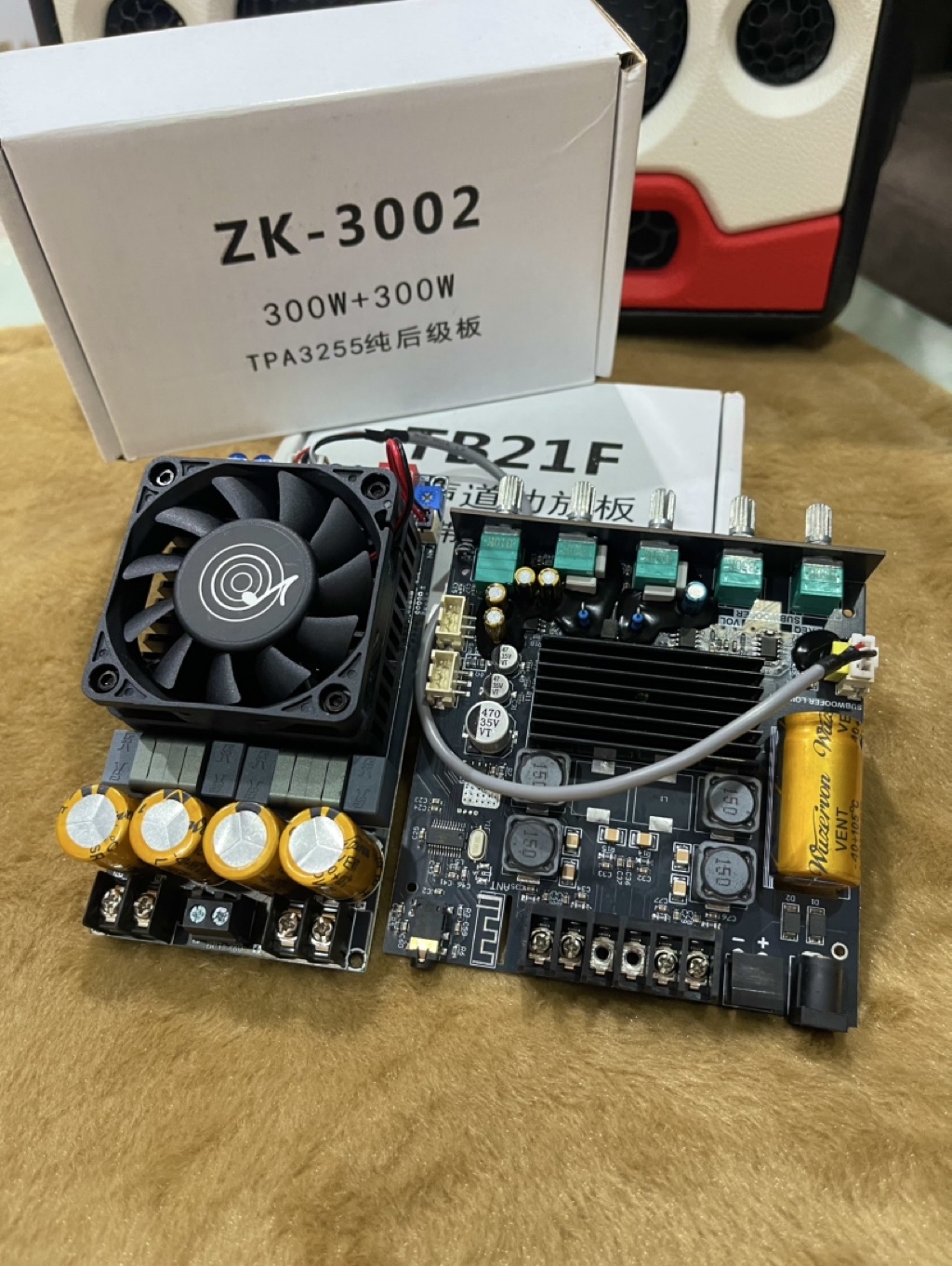 ZK-TB21F+ZK-3002 TB21Fบริดจ์โมโน R100W+L100W(N.2)ใช้ขับเสียง กลาง แหลม ...