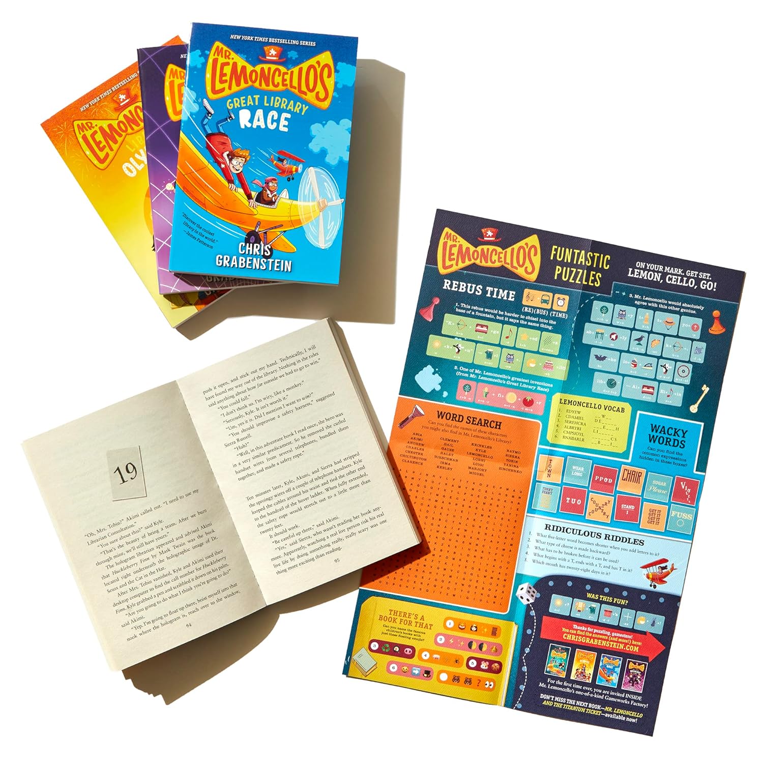 [หนังสือ Comic] #Award Escape from Mr. Lemoncello's Library: The ...