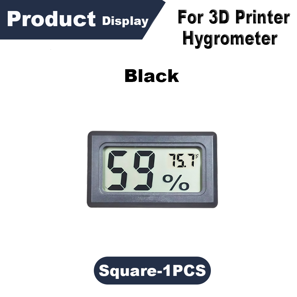 Digital Temperature & Humidity Meter LCD Monitor for Bambu Lab X1 P1 ...