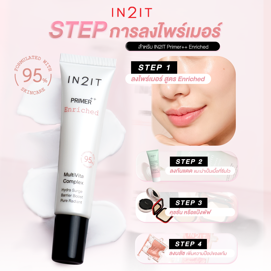 ไพรเมอร์ไซส์พกพา IN2IT PRIMER++ (ปริมาณ 3 กรัม) | Shopee Thailand