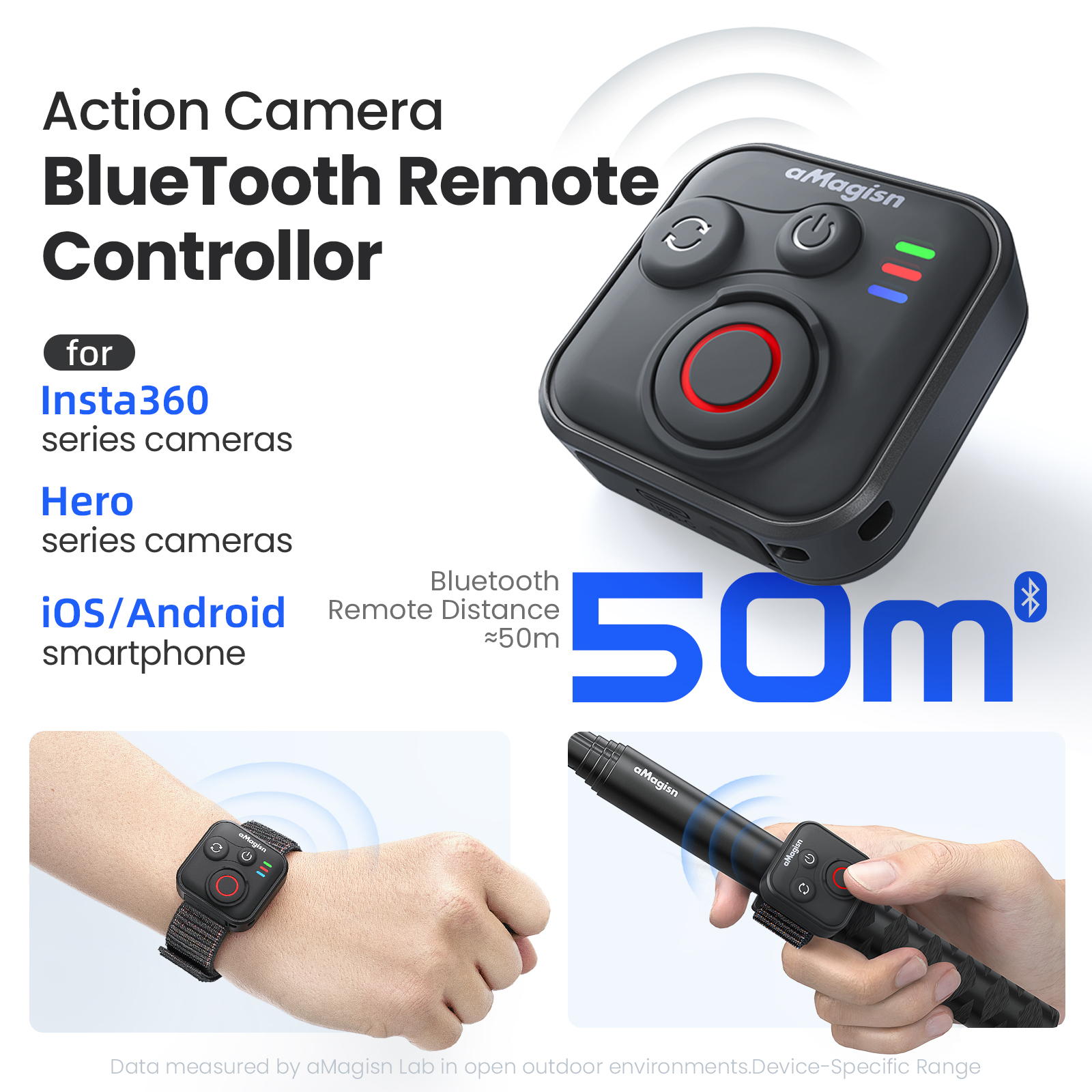 aMagisn Action Camera Blue Tooth Remote controllor รีโมทคอนโทรล ...