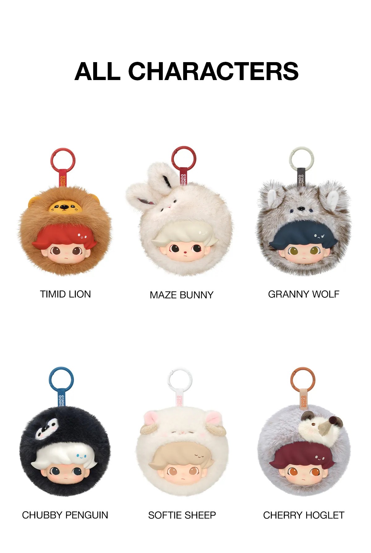 DIMOO The Secret Theatre Club Series-Vinyl Plush Pendant Blind Box ...