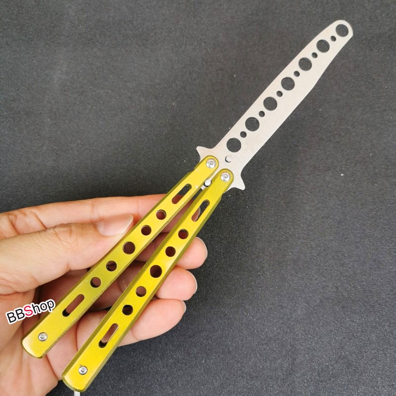 balisong บาลิซอง ฝึกซ้อม ควง ซ้อม แบบผีเสื้อ ไม่คม ดำ เงิน รุ้ง แดง ...