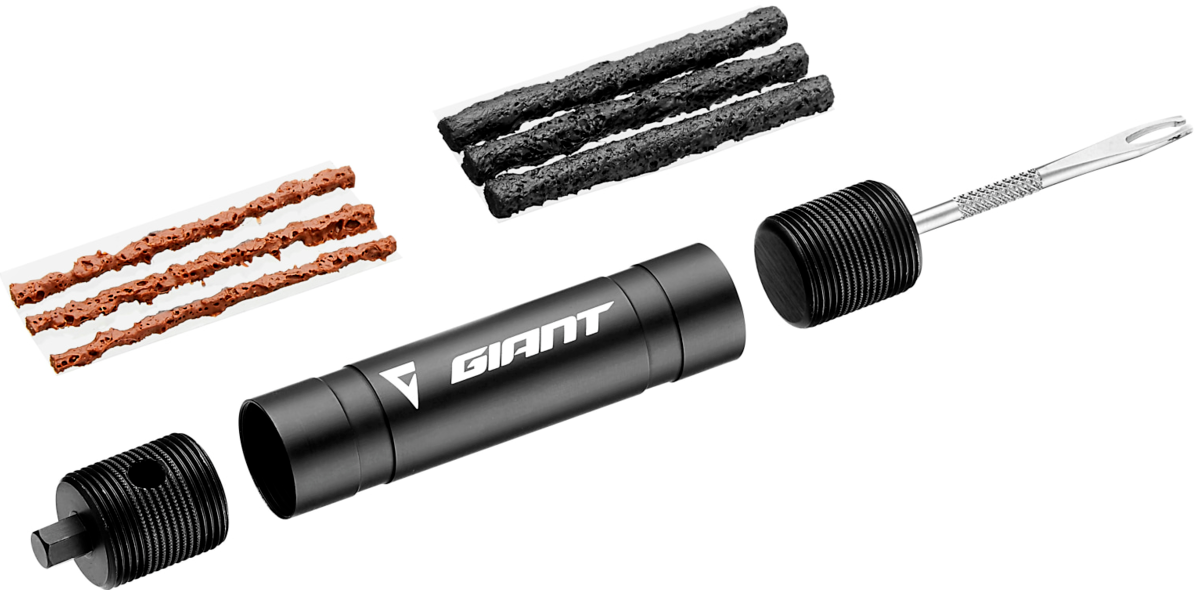 ชุดปะยางจักรยานแบบแทง Giant Road Tire Plug Kit พร้อมอุปกรณ์ในชุด ...