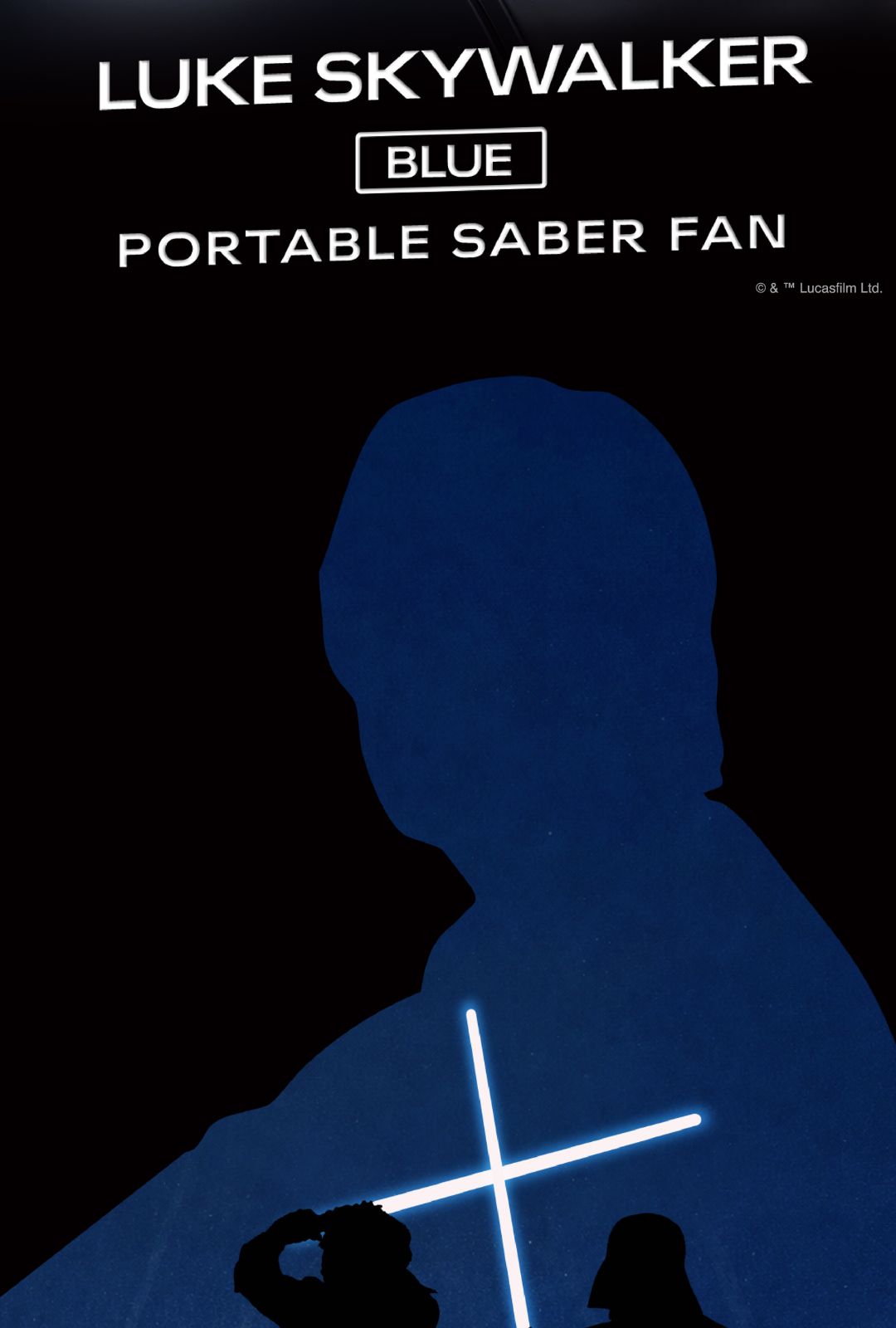 Gustron Portable Saber Fan Luke Skywalker - Blue พัดลมพกพาดีไซน์ล้ำสมัย ...