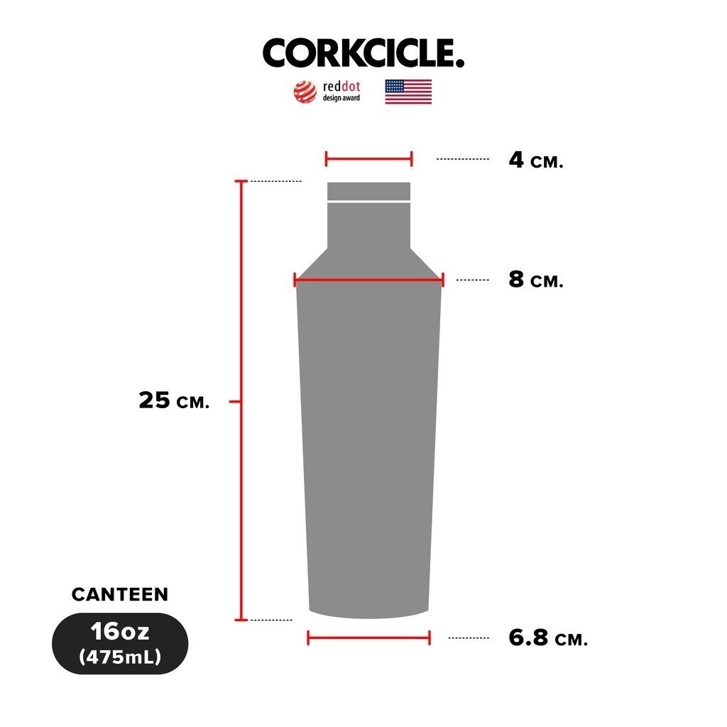 CORKCICLE แก้วเก็บความเย็น Hydrangea สแตนเลสหนา3ชั้น เก็บความเย็น 25ชม. ...