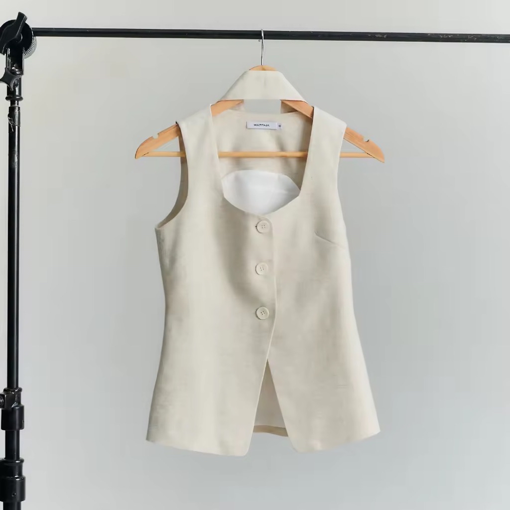 Multitask official-long line vest (dailysquad howdycoat lookbook ...