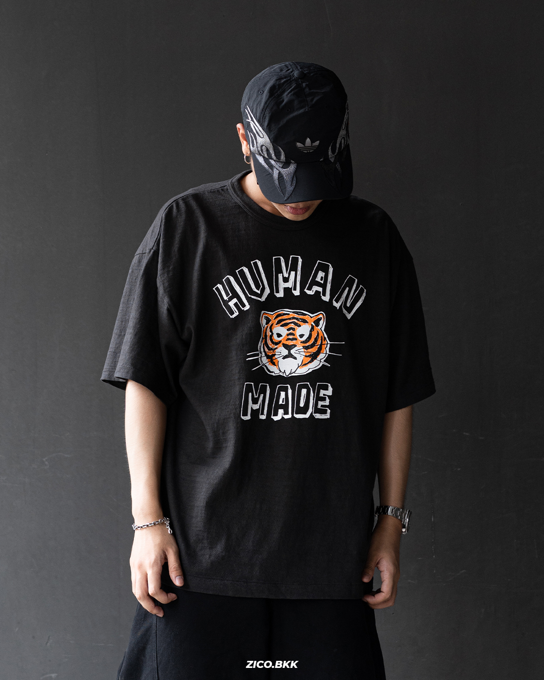 HumanMa Tiger Graphic Tee (HM30TE019) | Shopee Thailand