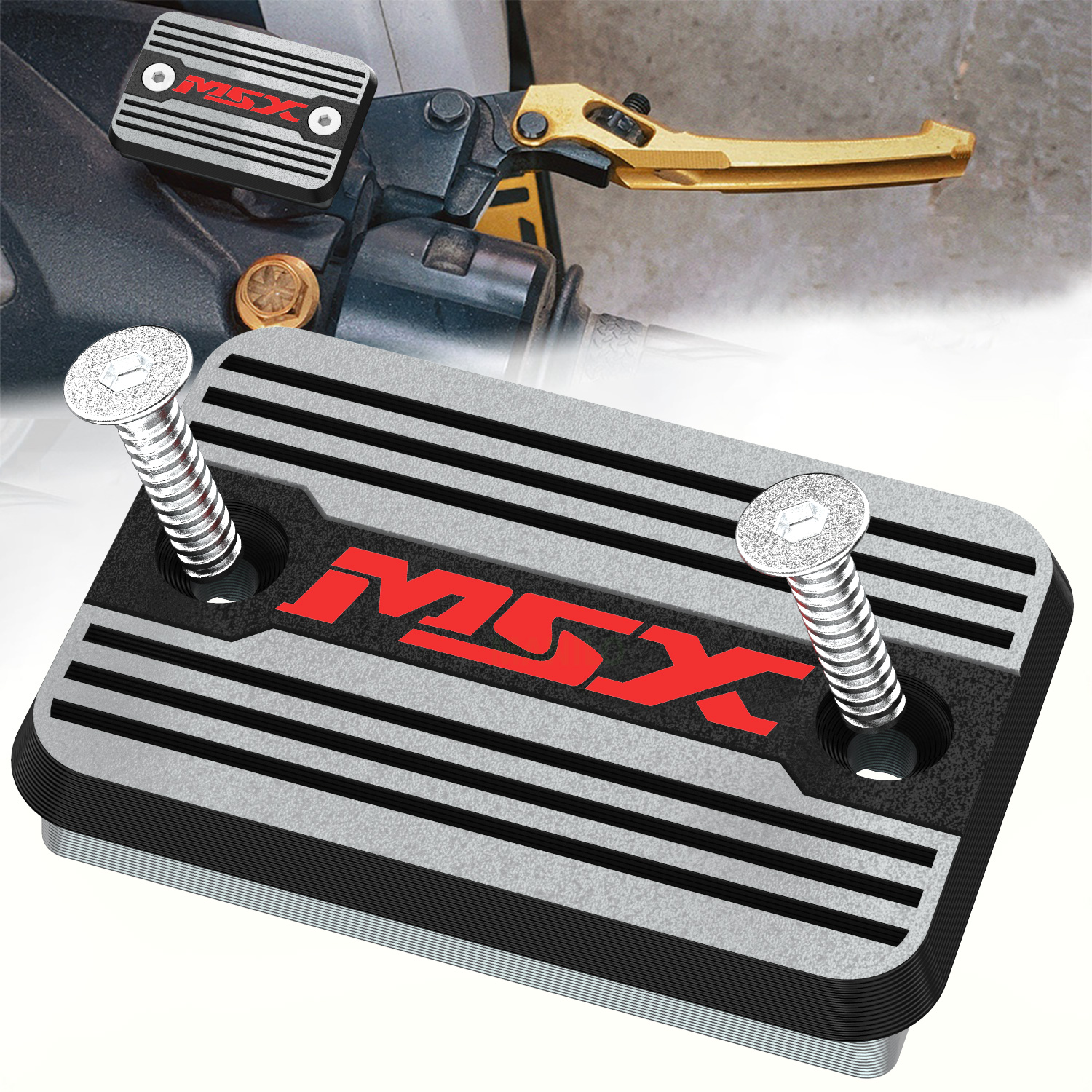 For HONDA MSX Motorcycle Brake Oil Pump Cover Motorcycle Parts | Shopee ...
