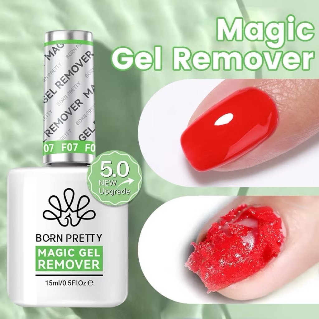 BORN PRETTY Magic Gel Remover น้ำยาถอดสีเจล ขนาด 15ml สินค้าพร้อมส่ง ...
