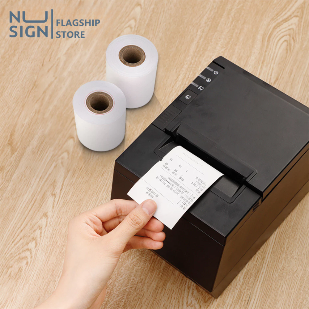 Nusign กระดาษปริ้นใบเสร็จ ทนความร้อน เครื่องคิดเงิน ปริ้นใบเสร็จ ขนาด50 ...