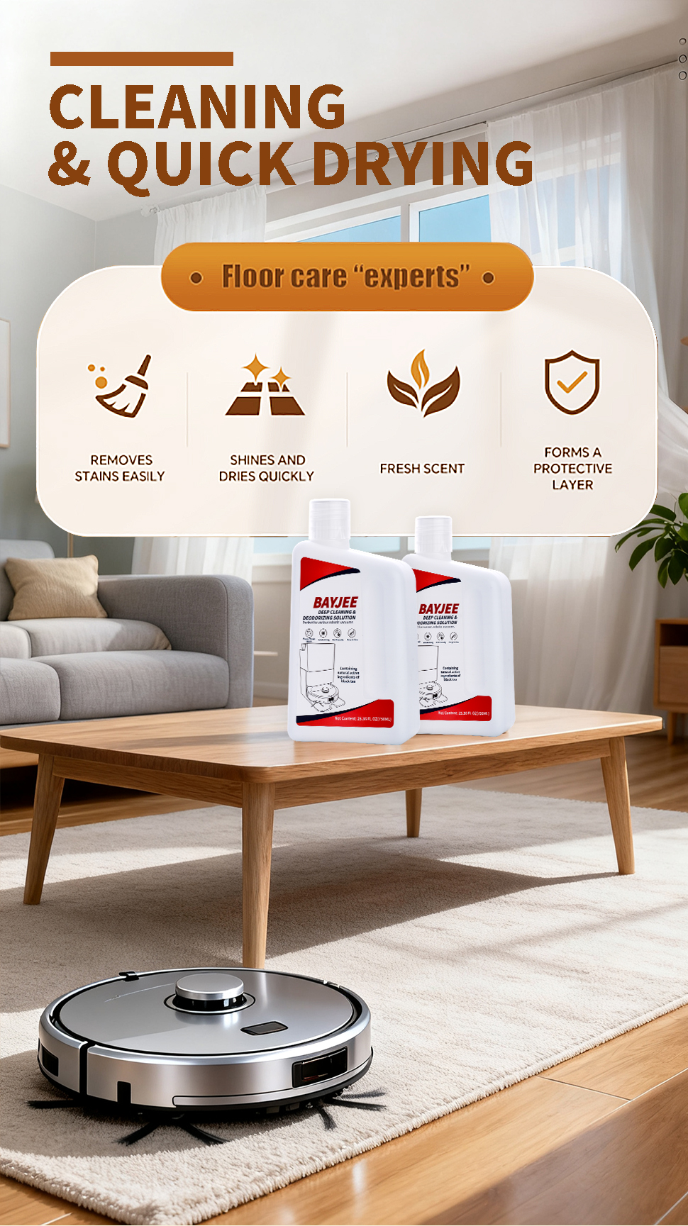COD Cleaning Solution น้ำยาทำความสะอาดพื้น 750ml เหมาะสำหรับถูพื้นและ ...