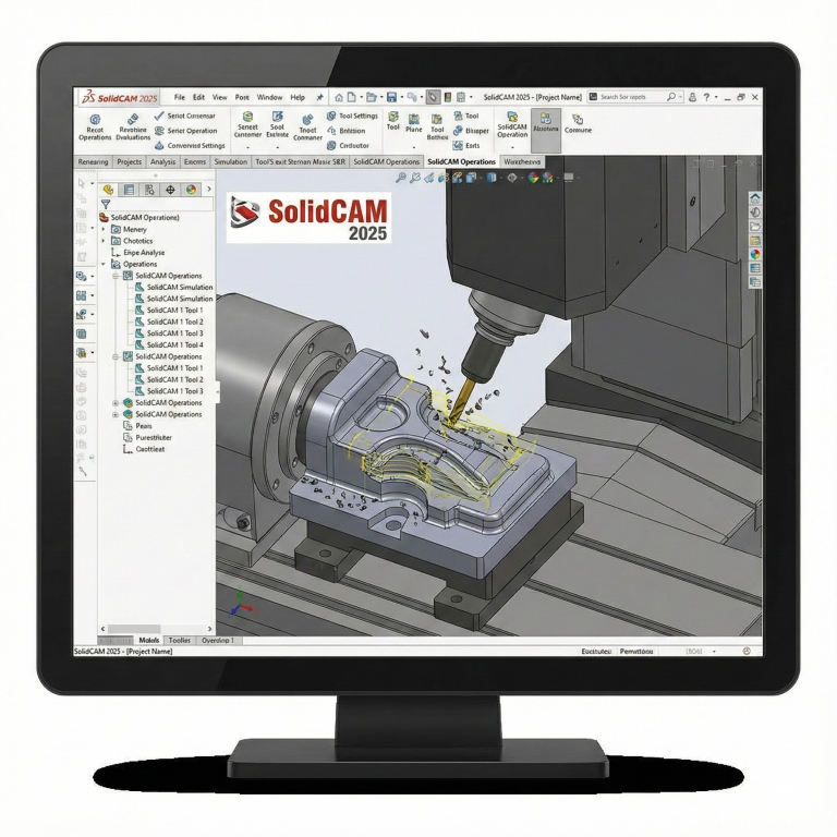 Solidcam 2025 โปรแกรม CAM กัดชิ้นงาน และกลึงงาน(ส่งUSB)(Windows ...